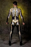 Disfraz Cosplay Zentai Esqueleto Impresión 3D