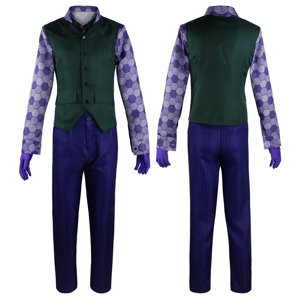 Traje do Coringa Cavaleiro das Trevas Jaqueta Roxa