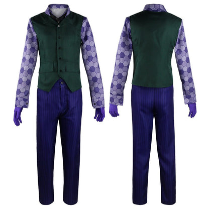 Traje do Coringa Cavaleiro das Trevas Jaqueta Roxa