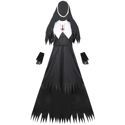 Fantasia de halloween Freira Fantasma