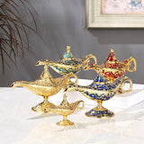 "Lâmpada Mágica de Aladdin - Um Toque de Encanto Vintage para sua Decoração"