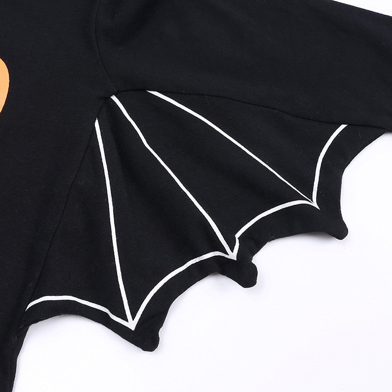 Traje de Halloween Morcego Macacão Infantil