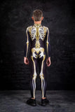 Disfraz Cosplay Zentai Esqueleto Impresión 3D