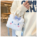 Bolso bandolera de felpa de anime
