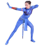 Disfraz de cosplay de Avatar con cola