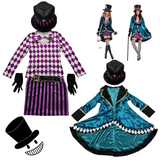 Fantasia Chapeleiro Maluco Luxo Feminina