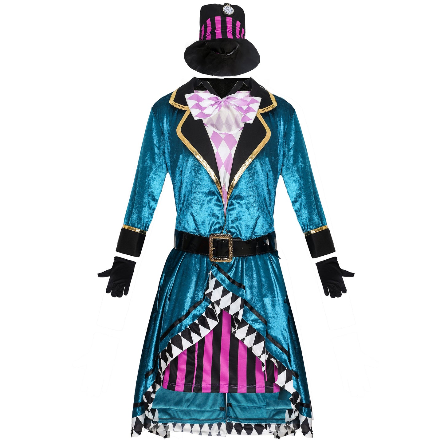 Fantasia Chapeleiro Maluco Luxo Feminina