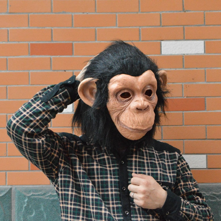 Máscara de Cosplay Gorilla Latex