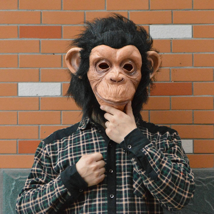 Máscara de Cosplay Gorilla Latex