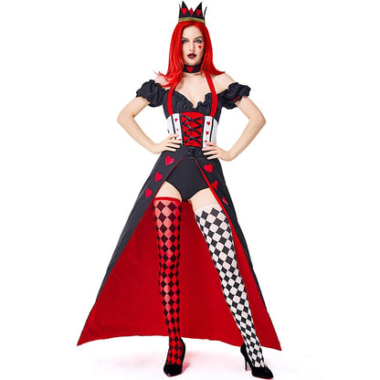Cosplay Rainha de Copas Luxo