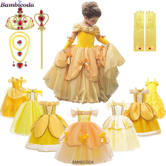 Princesa Bela Cosplay Infantil