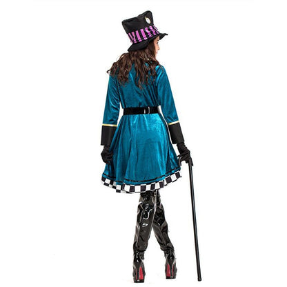 Fantasia Chapeleiro Maluco Luxo Feminina