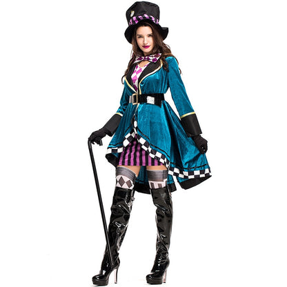 Fantasia Chapeleiro Maluco Luxo Feminina