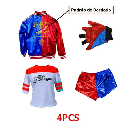 Cosplay Harley Quinn (Infantil e Adulto)