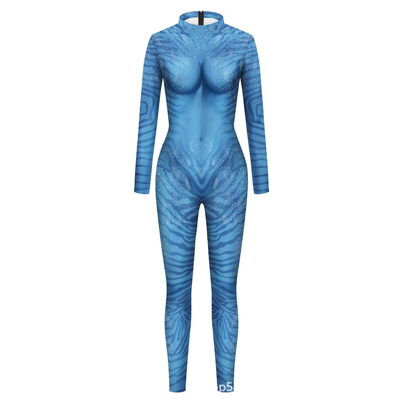 Avatar Cosplay Terno Zentai