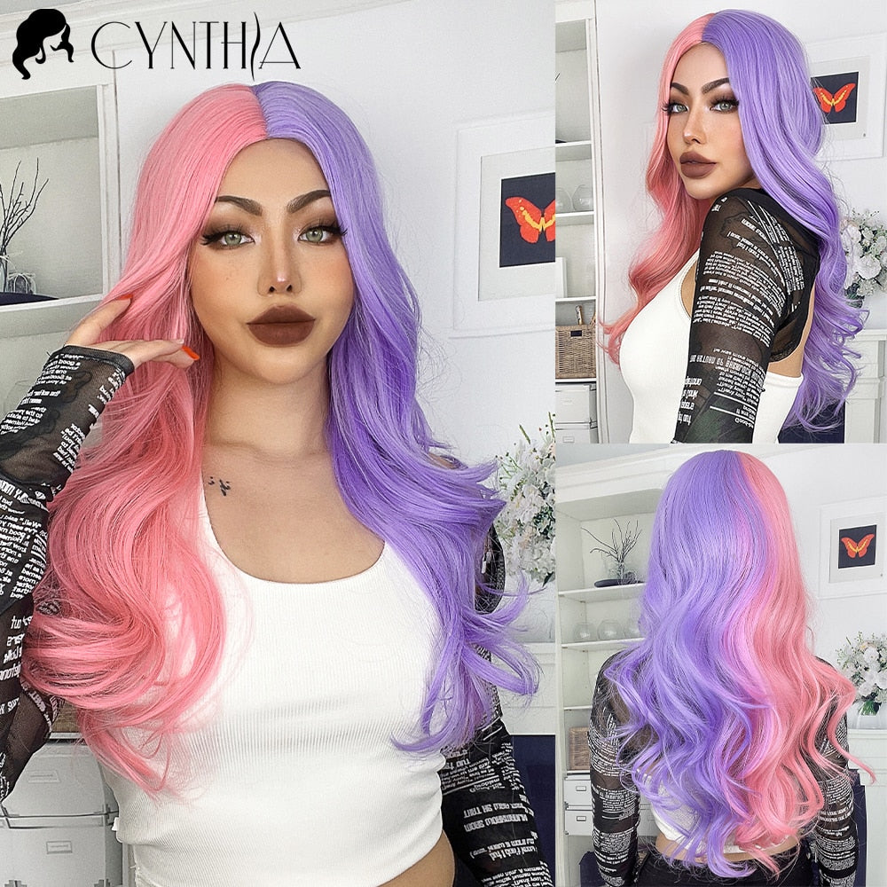 Peruca sintética para Cosplay
