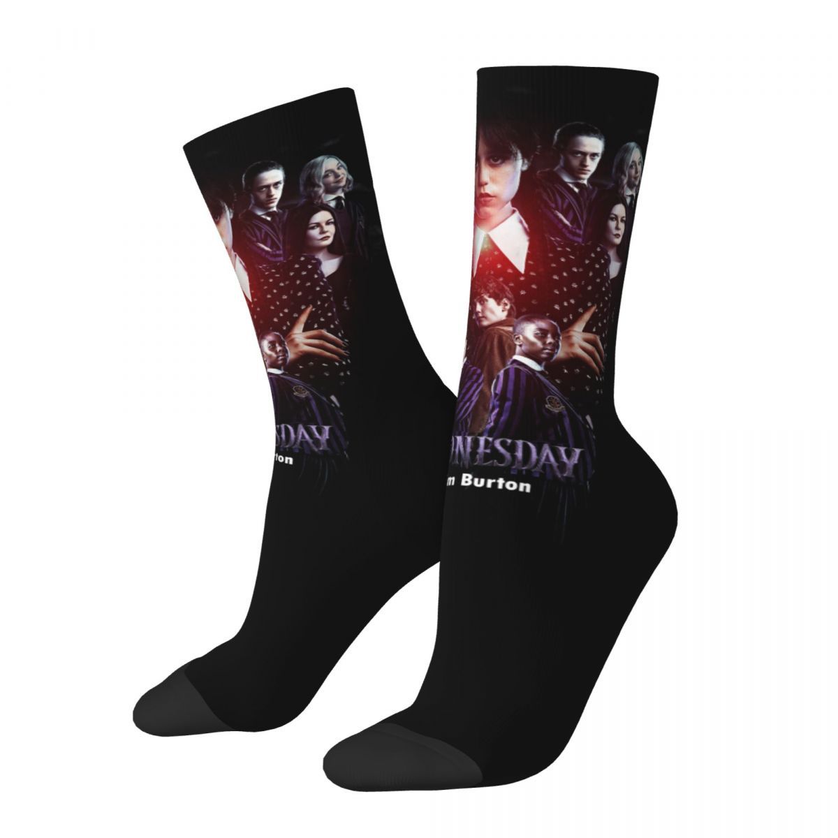 Meias Temáticas Wandinha Addams