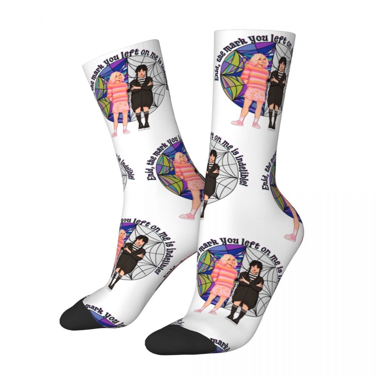 Meias Temáticas Wandinha Addams