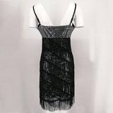 Vestido flapper de lujo estilo Gatsby de los años 20