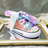 Sapatos arco-íris doce feitos à mão para Fantasia