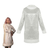 Enid Sinclair Cosplay Vestido Fashion Branco