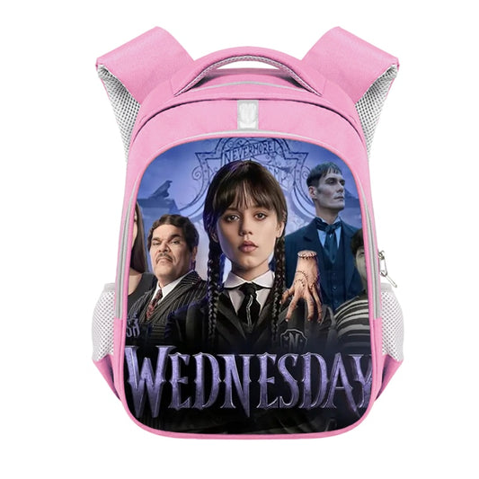 Mochila Escolar Temática Wandinha Enid