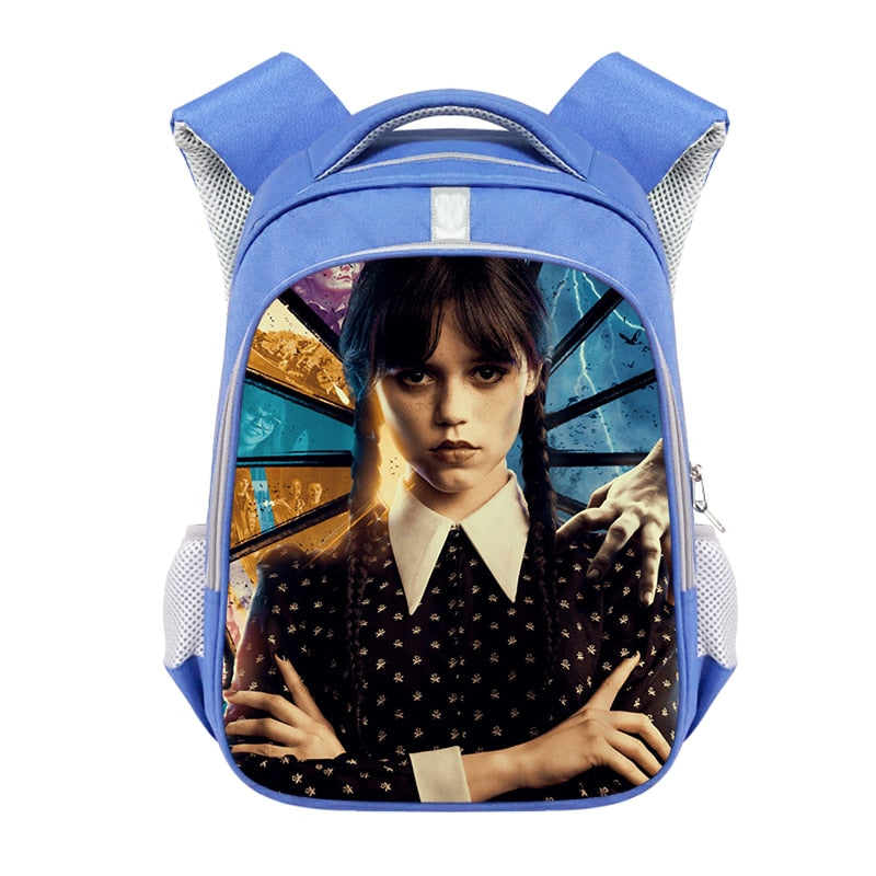 Mochila Escolar Temática Wandinha Enid