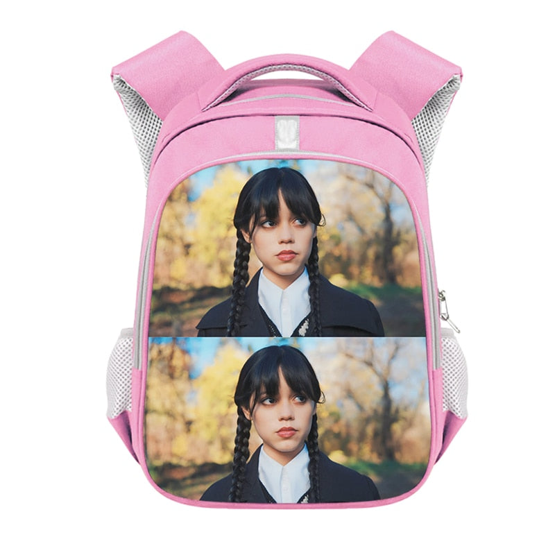 Mochila Escolar Temática Wandinha Enid