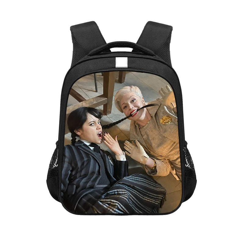 Mochila Escolar Temática Wandinha Enid
