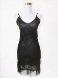 Vestido flapper de lujo estilo Gatsby de los años 20