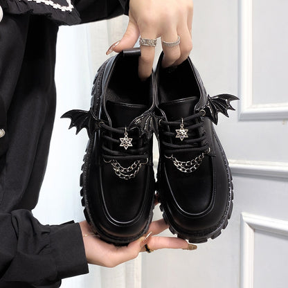 Sapatos Góticos Wandinha Addams