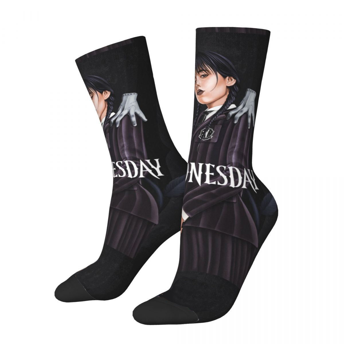 Meias Temáticas Wandinha Addams