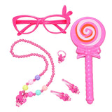 Fantasia arco-íris doce cosplay lollipop infantil