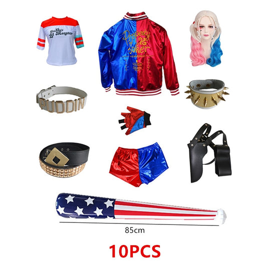 Cosplay Harley Quinn (Infantil e Adulto)