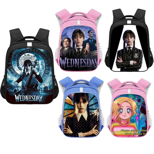 Mochila Escolar Temática Wandinha Enid