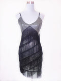 Vestido flapper de lujo estilo Gatsby de los años 20