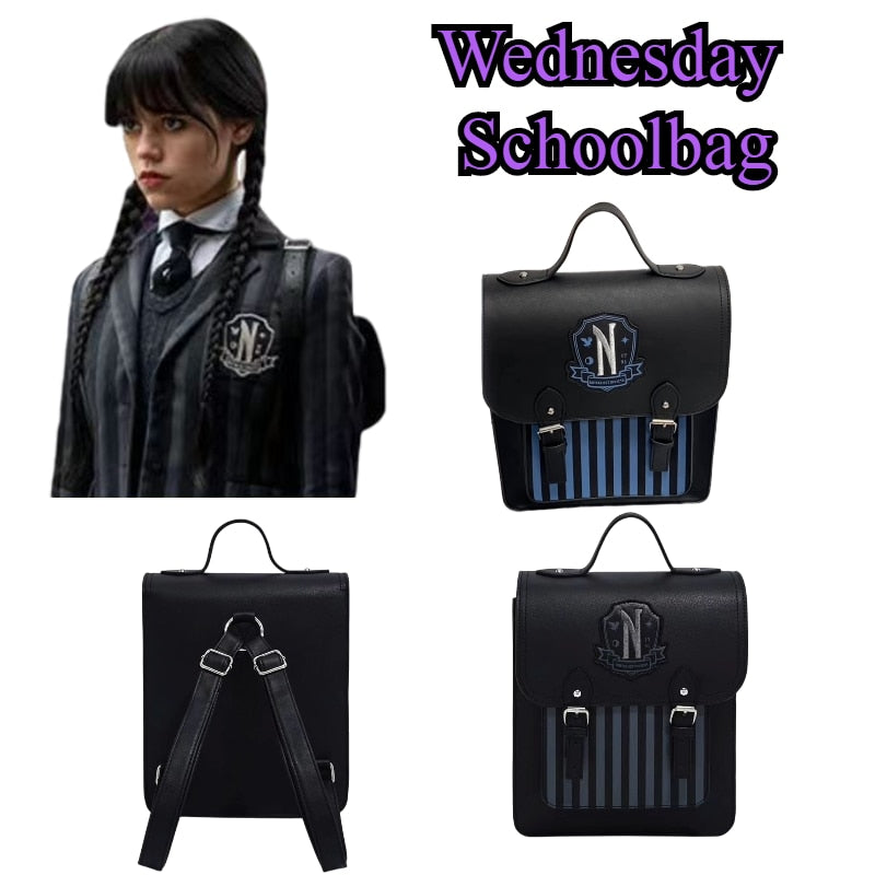 Mochila Colegial Wandinha Addams