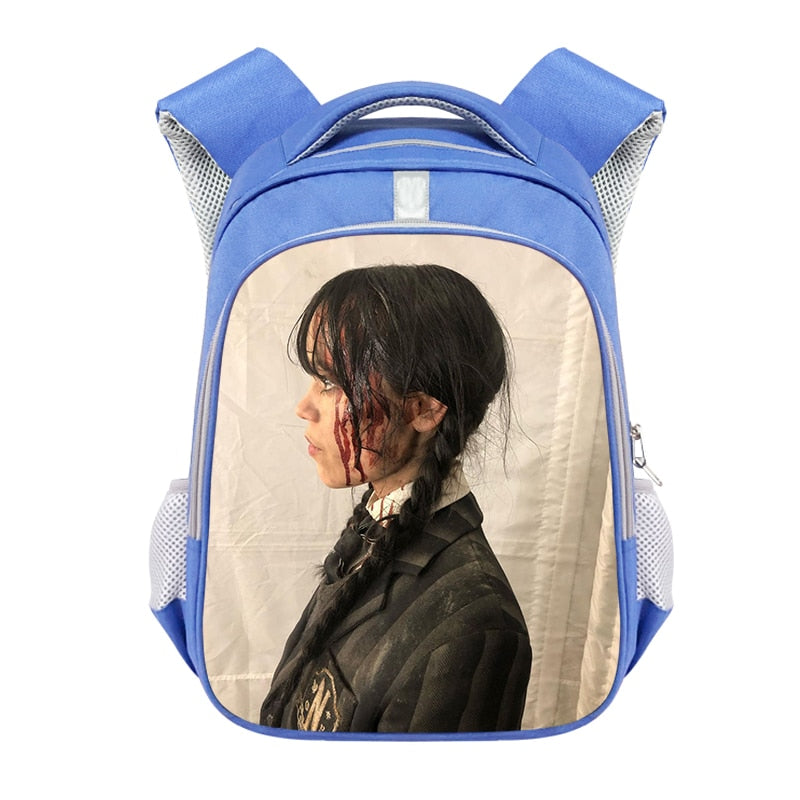Mochila Escolar Temática Wandinha Enid