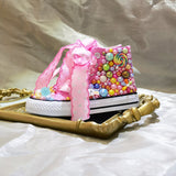 Sapatos arco-íris doce feitos à mão para Fantasia
