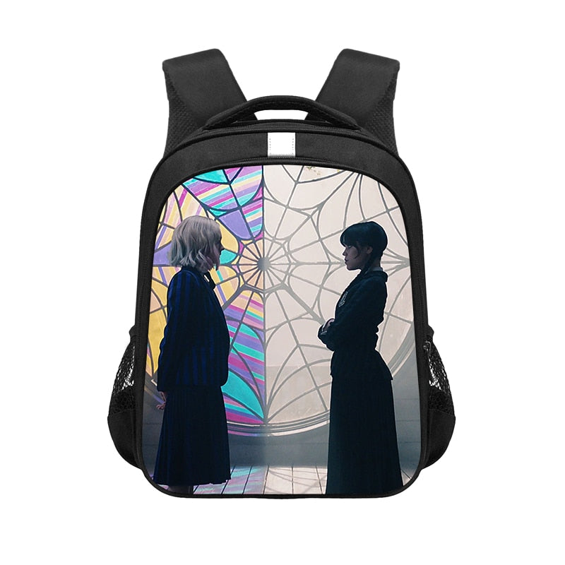 Mochila Escolar Temática Wandinha Enid