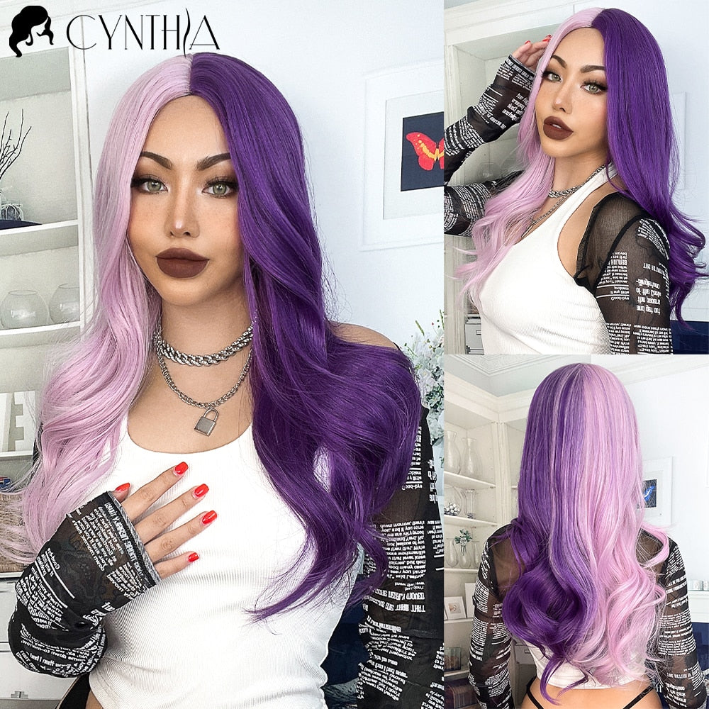 Peruca sintética para Cosplay