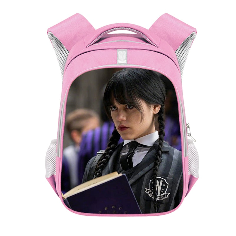 Mochila Escolar Temática Wandinha Enid