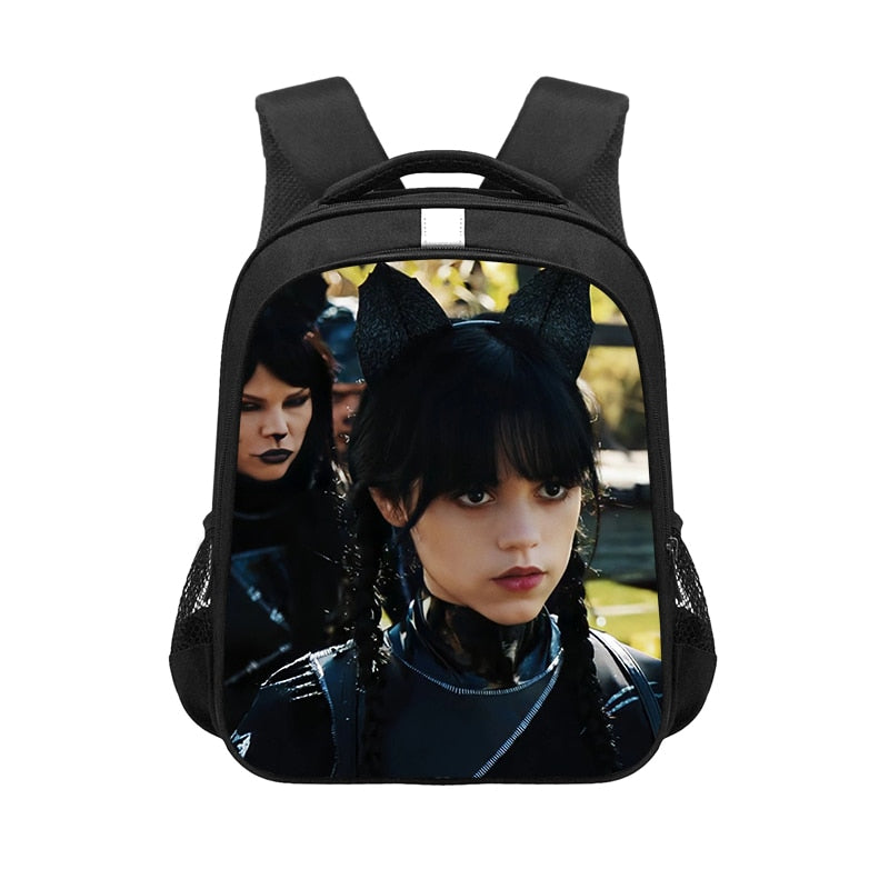 Mochila Escolar Temática Wandinha Enid
