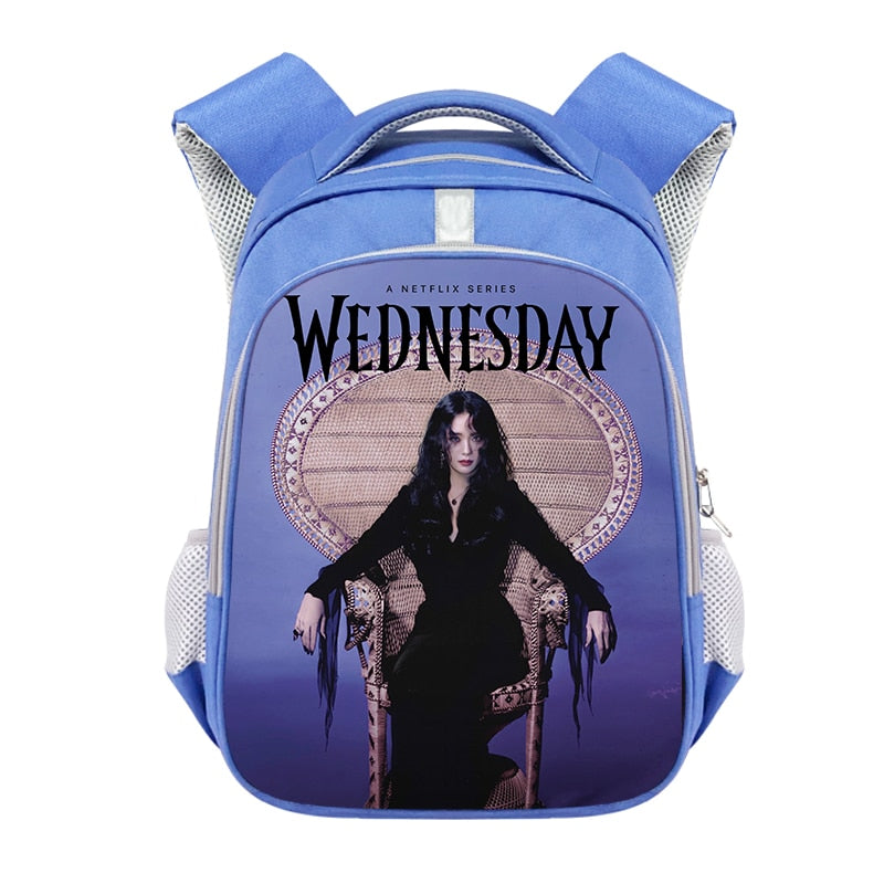 Mochila Escolar Temática Wandinha Enid