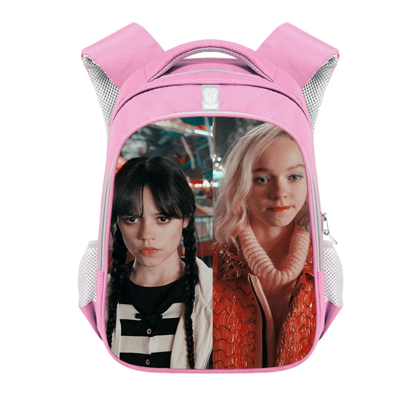 Mochila Escolar Temática Wandinha Enid