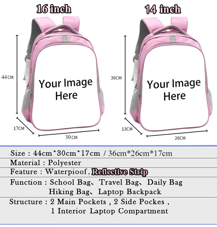 Mochila Escolar Temática Wandinha Enid