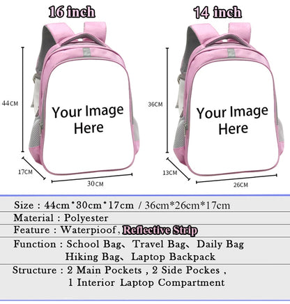 Mochila Escolar Temática Wandinha Enid