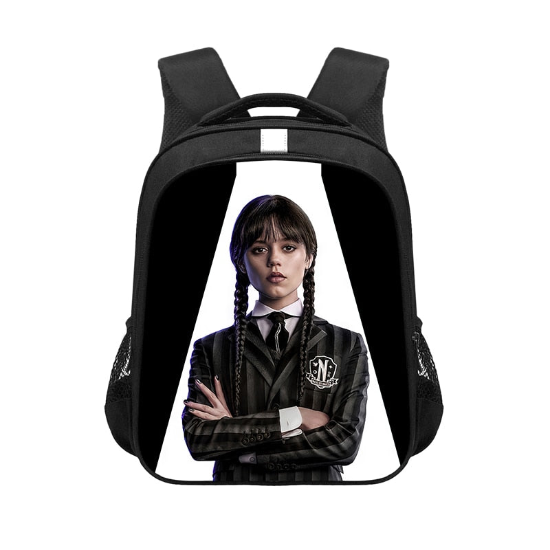 Mochila Escolar Temática Wandinha Enid