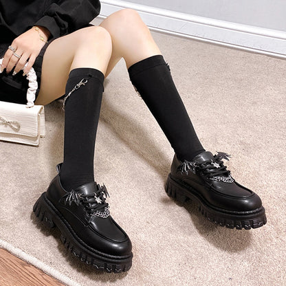 Sapatos Góticos Wandinha Addams