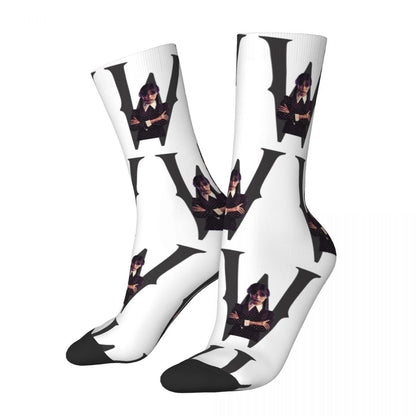 Meias Temáticas Wandinha Addams